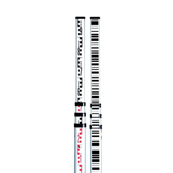 Leica GSS111 Barcode Staff 5m / 4 Sections for Sprinter Digital Level