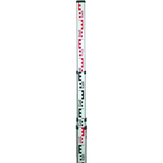Leica CLR102 5m / 4 Sections E-Face Telescopic Staff