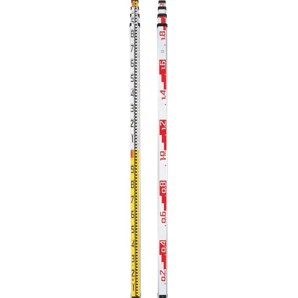 Myzox ALS-74 7m / 4 Sections Metric-Face Aluminium Staff ** Refer 519175WC  **