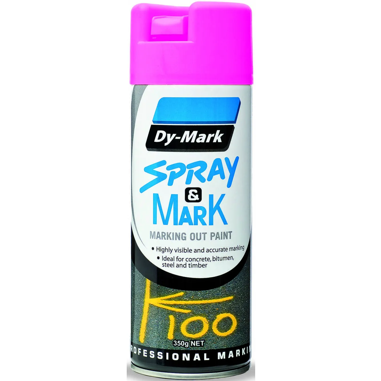 Dy-Mark Spray & Mark Paint 350g - Fluro Pink