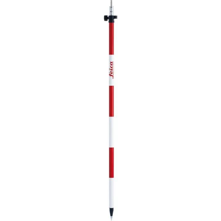 Leica GLS111 2.6m Telescopic Reflector / Prism Pole with Leica Spigot