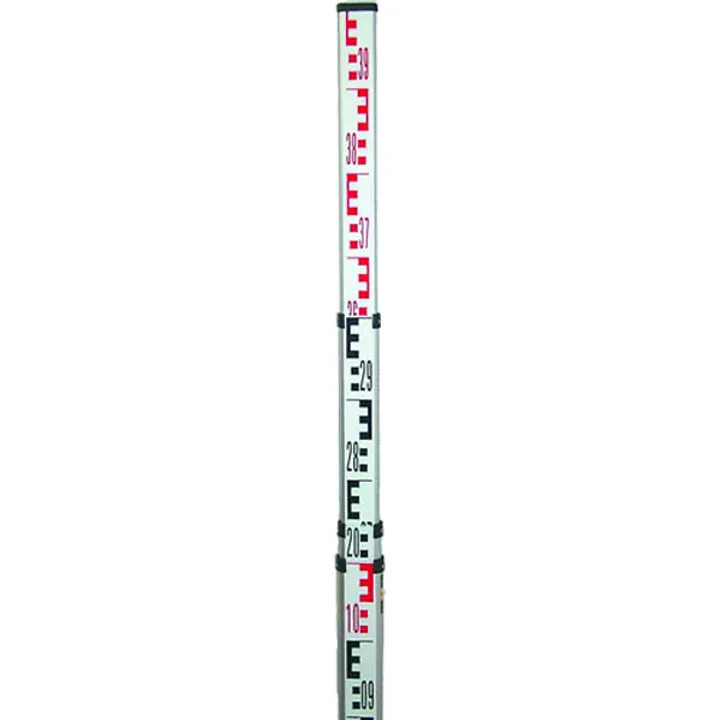 Leica CLR102 5m / 4 Sections E-Face Telescopic Staff