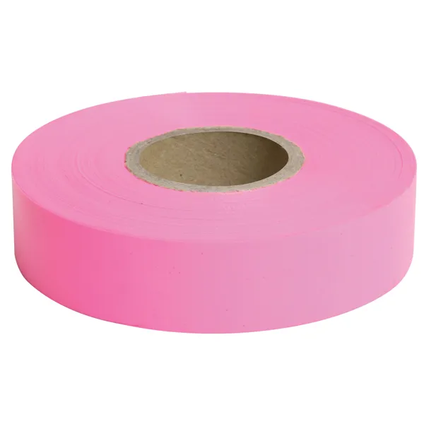 Sussex Flagging Tape - 25mm x 75m - Fluro Pink