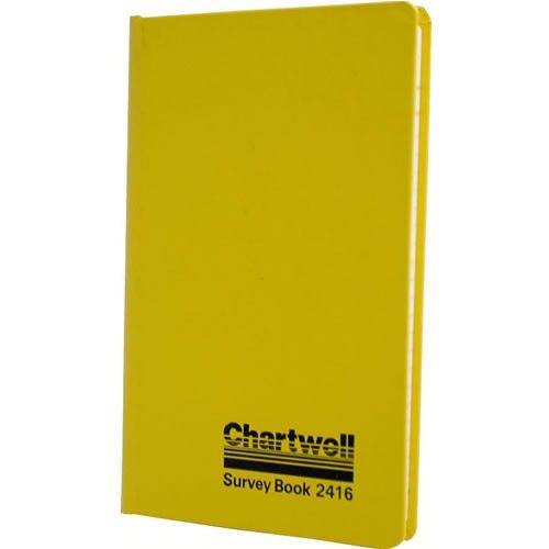 Chartwell 2416 Survey Level Rise & Fall 7.5"x4.75" Field Book