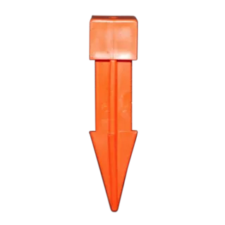 Polytec Survey Pegs 210x50x50mm - Orange (Box of 150) SSDO