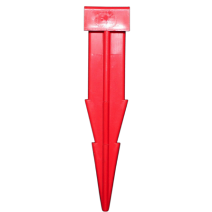 Polytec Survey Pegs 350x75x75mm - Red (Box of 50) SSMR