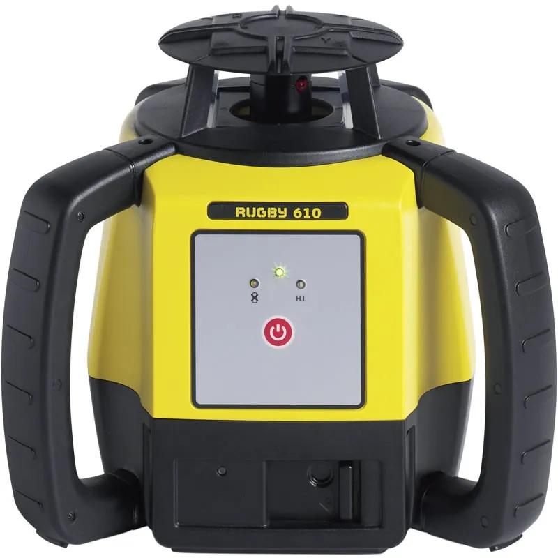 Leica Rugby 610 Laser Level with Rod-Eye 140 Classic - Alkaline