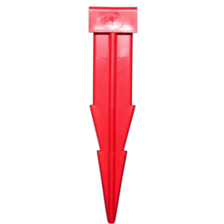 Polytec Survey Pegs 350x75x75mm - Red (Box of 50) SSMR