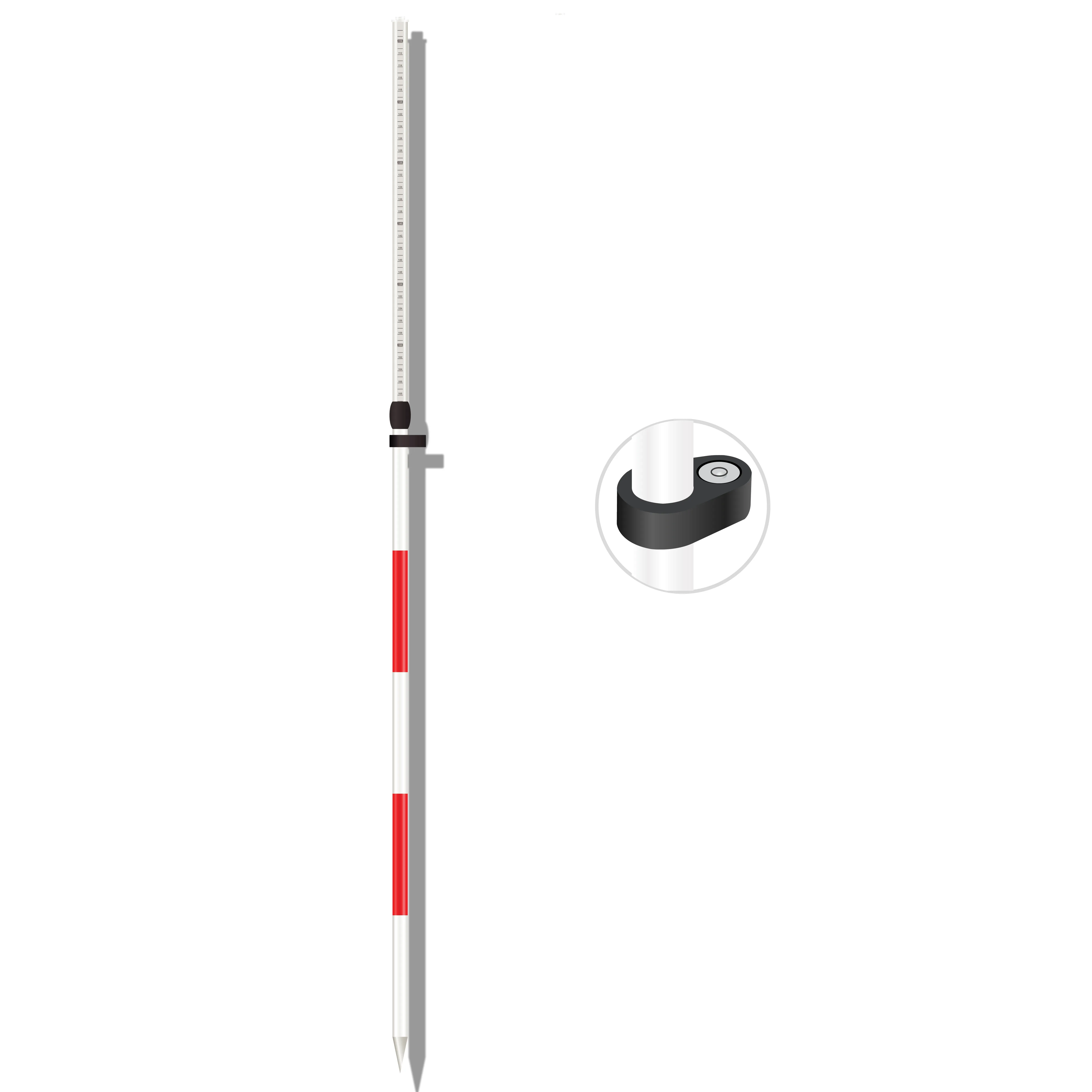 Myzox PP-200EV 2m 2-Section Prism Pole with Twist Lock - 5/8