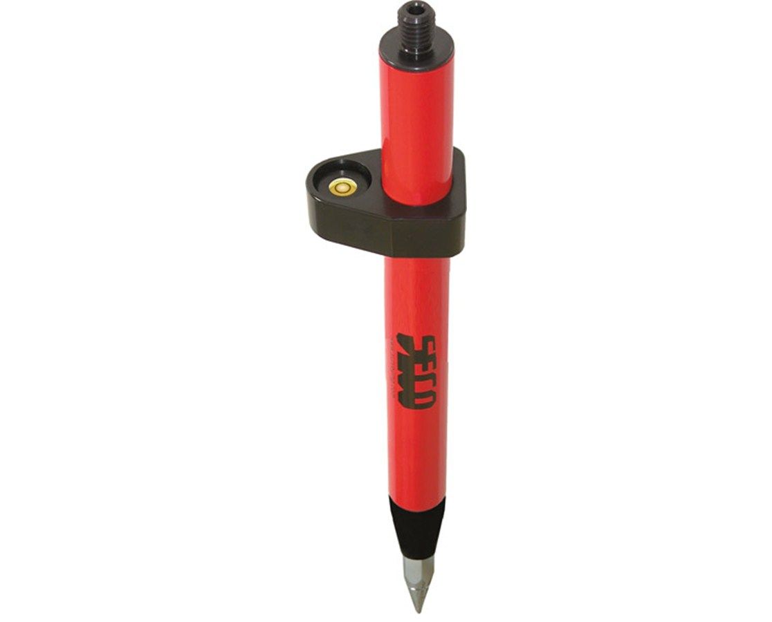 SECO 1 Foot Carbon Fibre Mini Stakeout Prism Pole (Red)