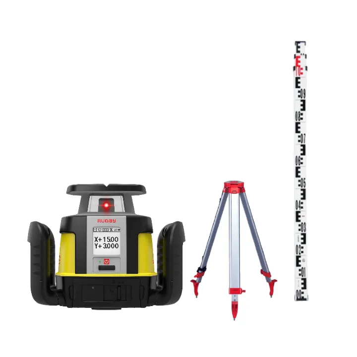 Leica Rugby CLH Laser Level CLX200 Slope Upgrade & Combo Kit (incl. Tripod + Staff)