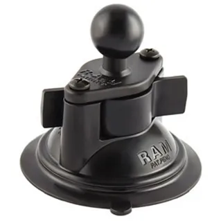 RAM Twist-Lock Suction Cup Base with 1" Ball - B Size