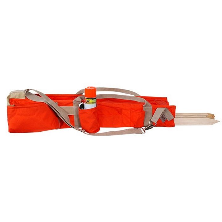 SECO Heavy Duty Carry Bag for Stakes with Pockets - Orange
