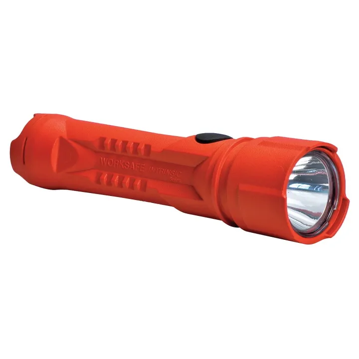 Koehler Brightstar Flashlight 3AA LED Orange HW IECEx Approved