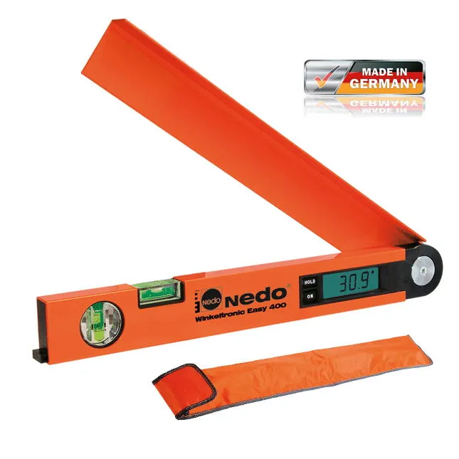 Nedo Winkeltronic Easy 400mm Digital Angle Finder with Bag