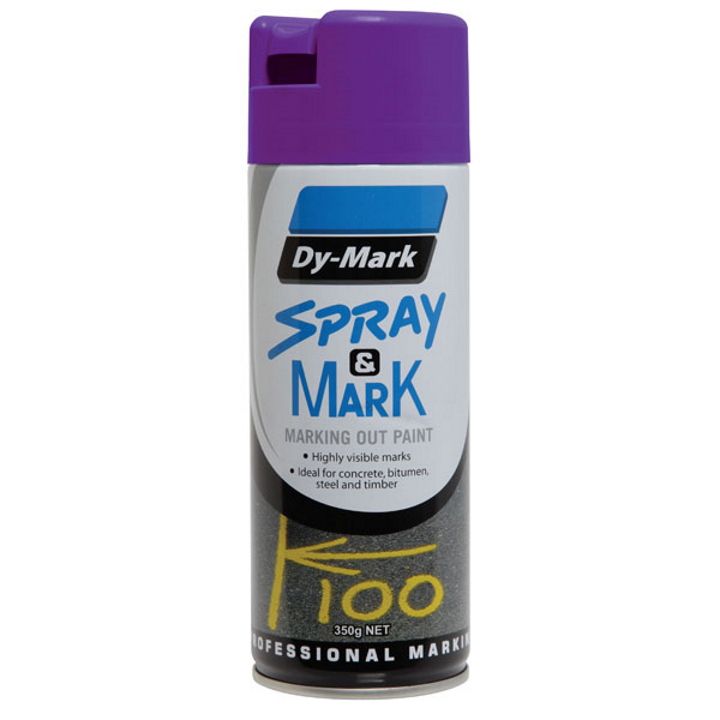 Dy-Mark Spray & Mark Paint 350g - Fluro Violet