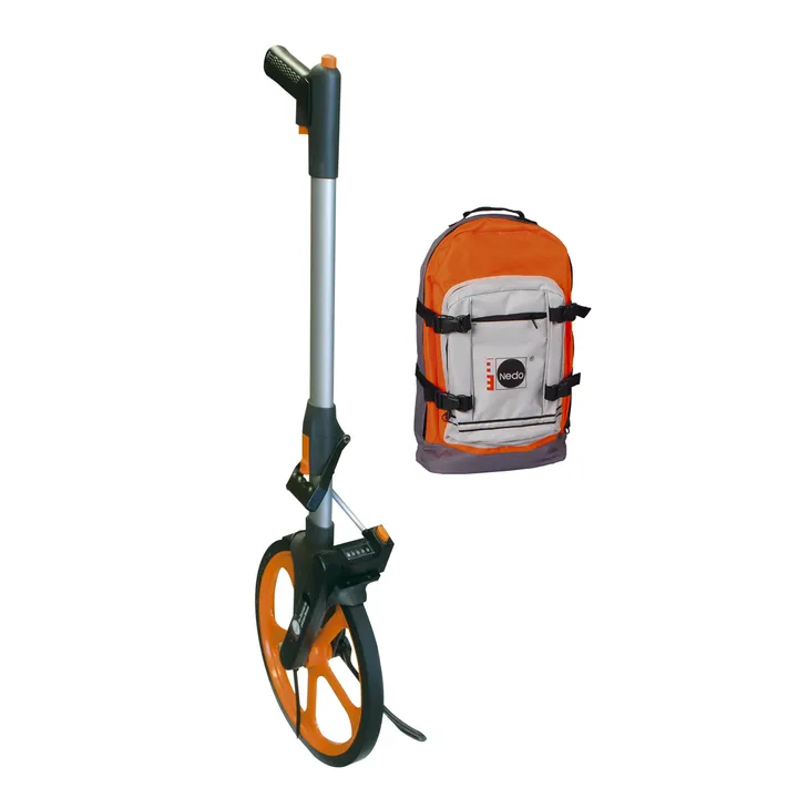 Nedo Measuring Wheel 1m Circumference with Backpack