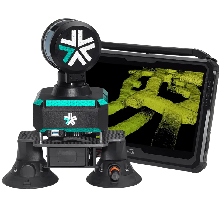 ExynPak Lidar System Vehicle Mount/Handle Portable System