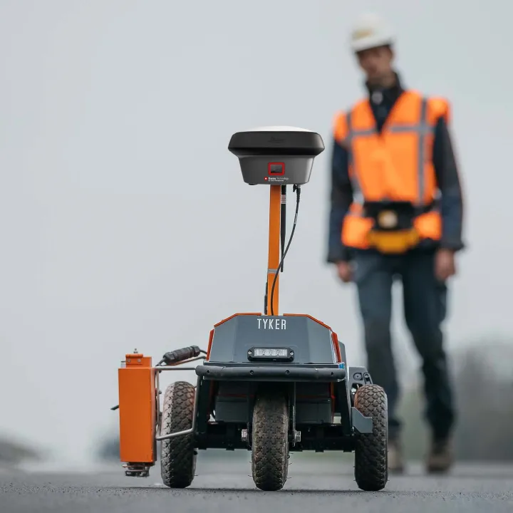 Tyker Robot Plotter - Autonomous Road Marking Robot