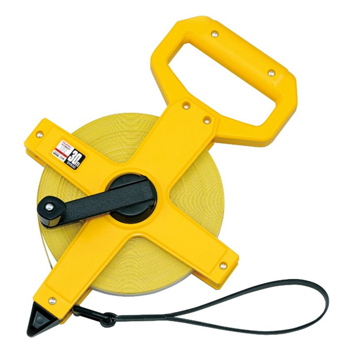 Tajima Symron-R Fibreglass Tape Measure with End Hook - 30m / 50m / 100m