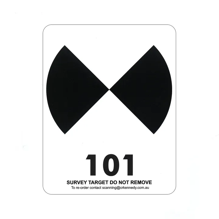 HDS Scanner Sticker 4.5” Target - Pack of 50 (Numbered 101-150)