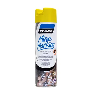 Dy-Mark Mine Marking Yellow Spray Paint