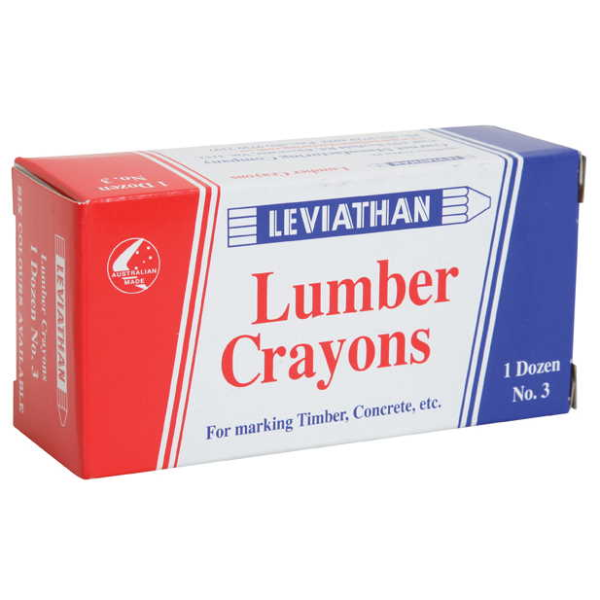 Leviathan Lumber Crayon #3 Pack of 12