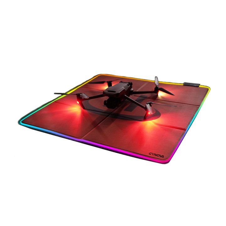 CYNOVA Universal Drone Landing Pad with LED - 65 x 65cm