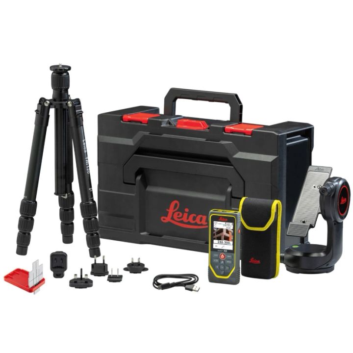 Leica Disto X6 Laser Distance Meter P2P Kit- Incl. DST 360-X Adapter & TRI 120 + Case