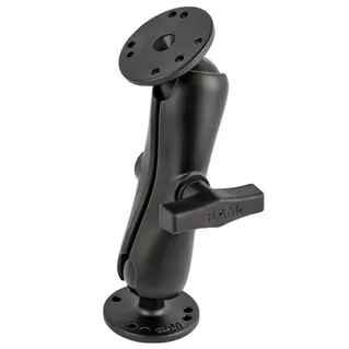 RAM Double Ball Mount with Two Round Plates - C Size
