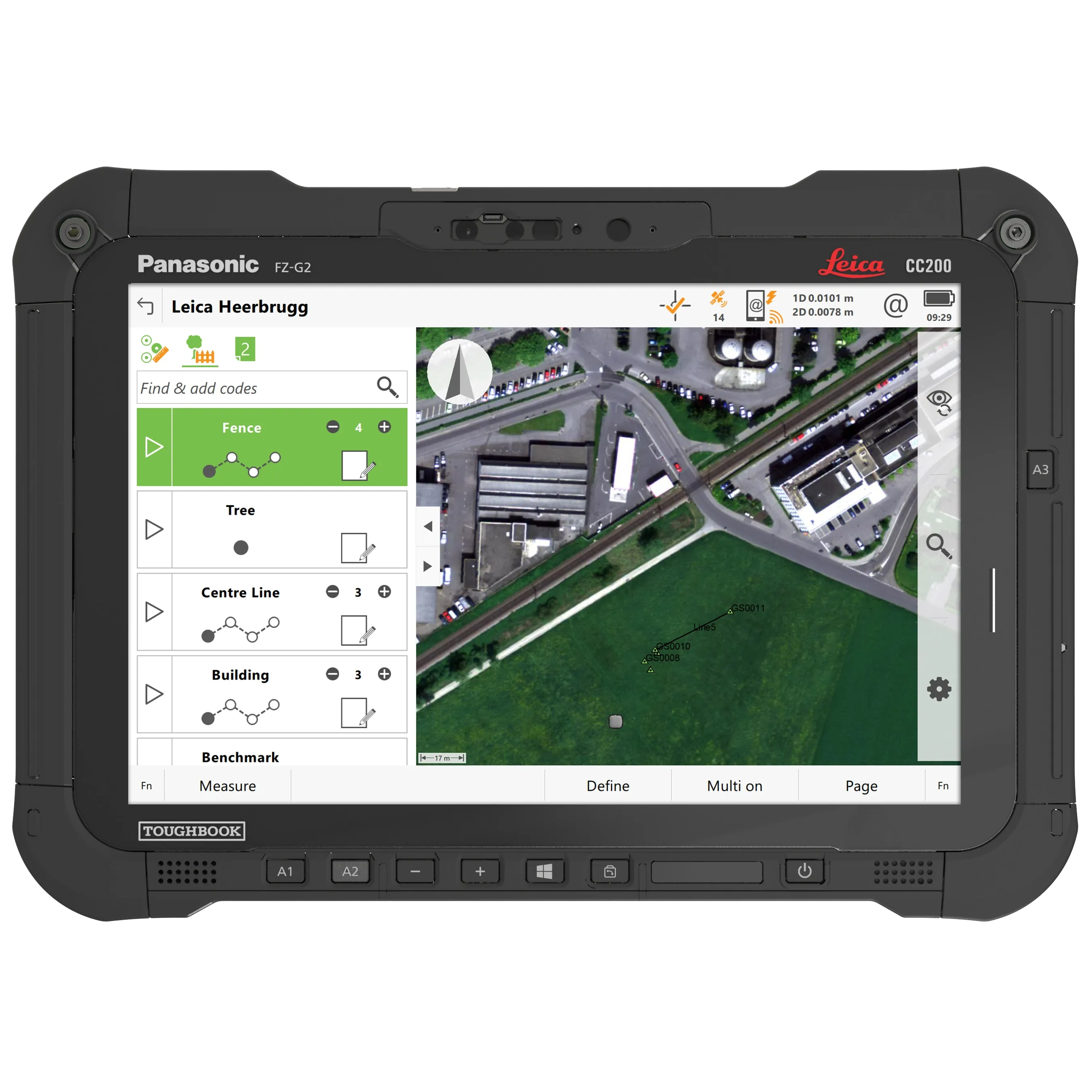 Leica Captivate CC200 Rugged 10" Tablet PC