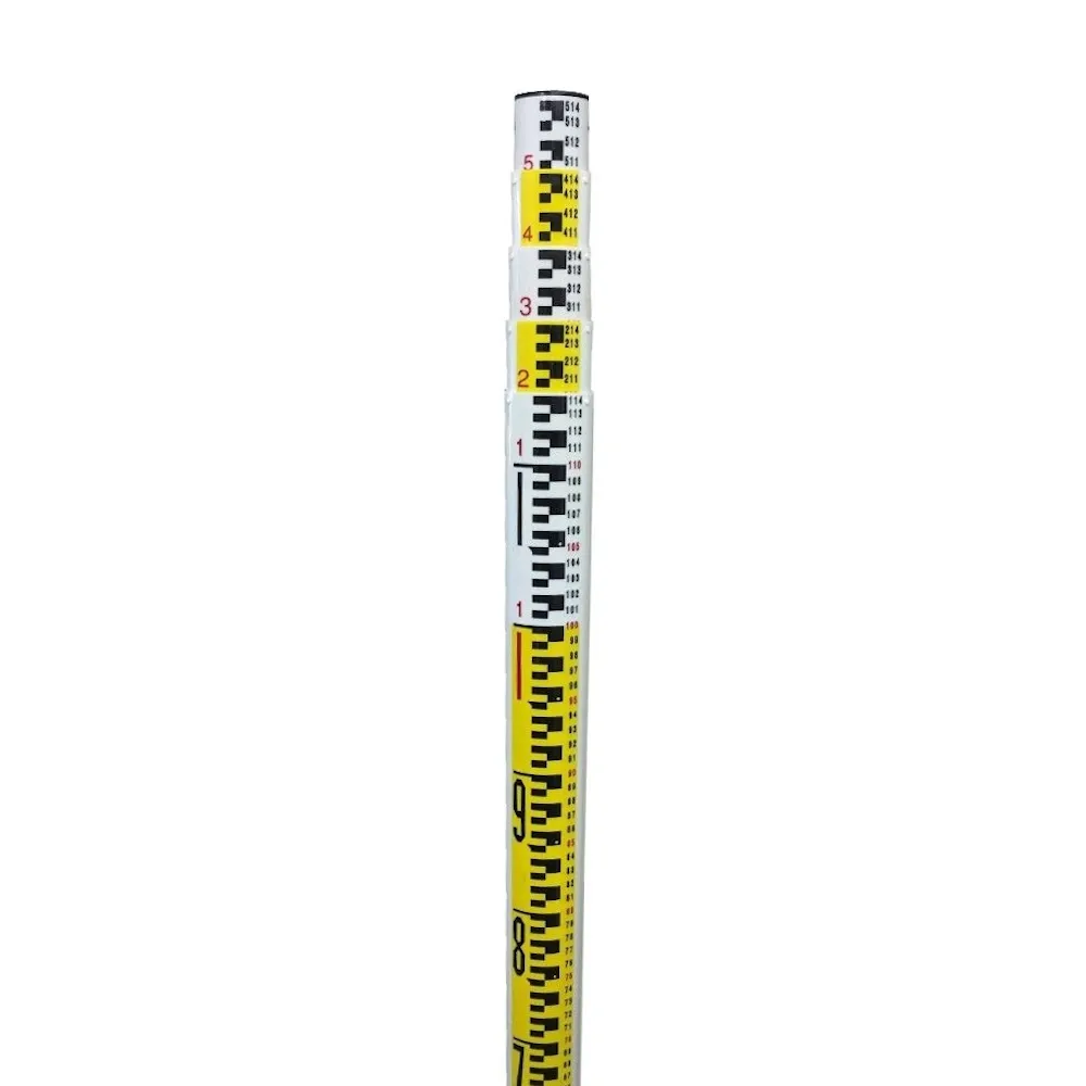 Myzox GFS-55 5m / 5 Sections Metric-Face Fibreglass Staff with Cover