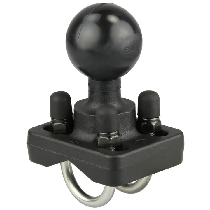 RAM 1.5" Ball with Double U-Bolt - C Size 0.75-1"