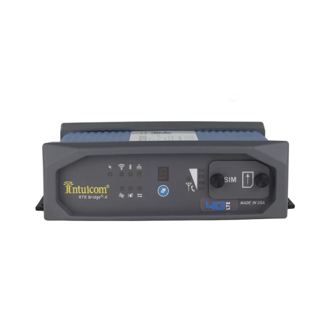 Intuicom RTK Bridge-X kit for Global 4G LTE service with NO internal radio